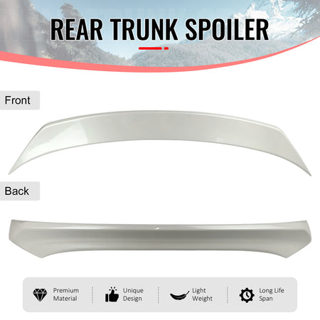 Fits 15-17 Nissan Juke Trunk Spoiler Wing ABS Painted #BQAB, QAB White Pearl