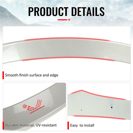 Fits 15-17 Nissan Juke Trunk Spoiler Wing ABS Painted #BQAB, QAB White Pearl