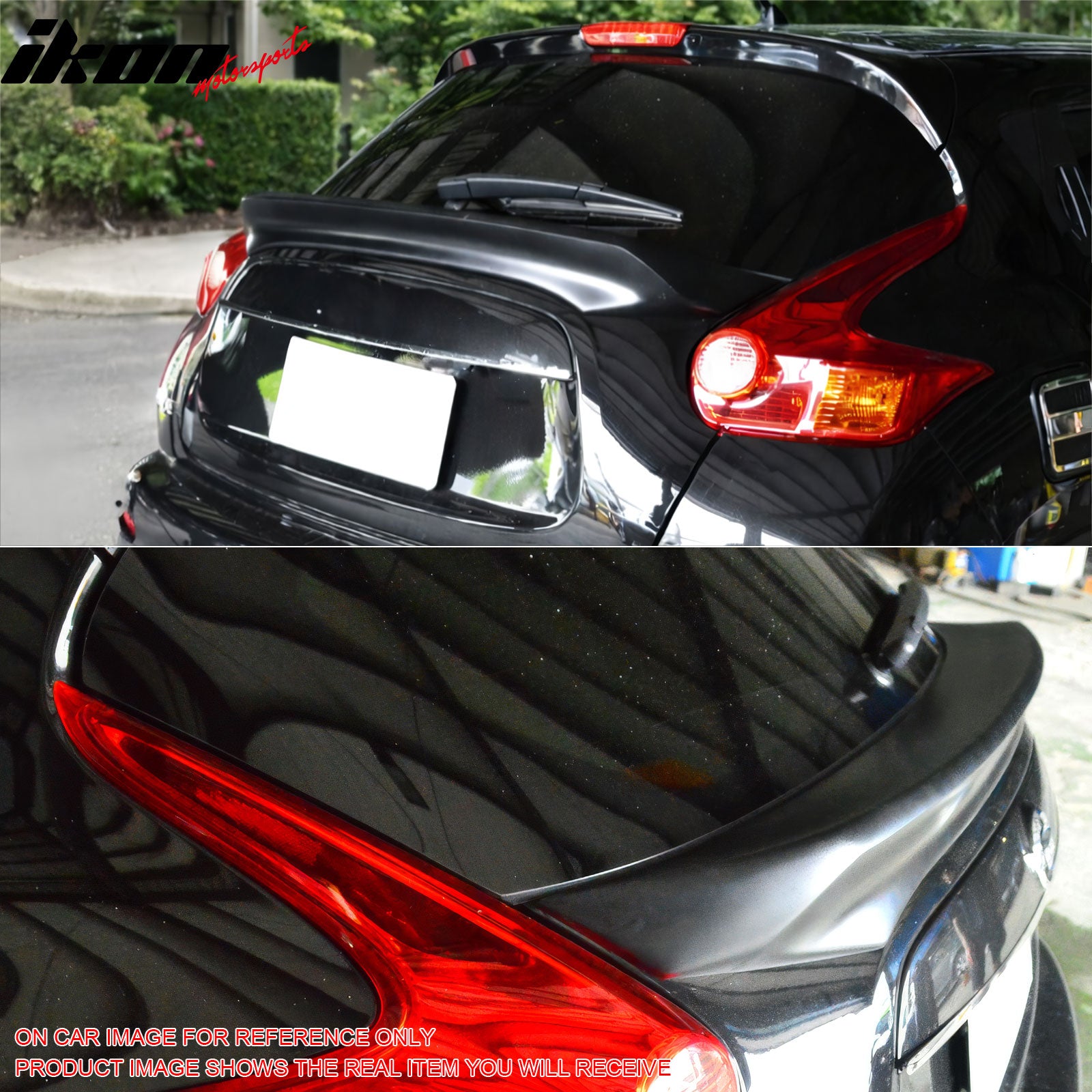 Fits 15-17 Nissan Juke Trunk Spoiler Wing ABS Painted #BQAB, QAB White Pearl