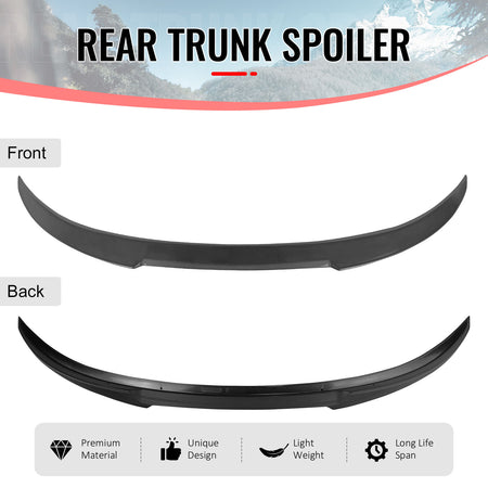 Fits 14-20 F33 F83 M4 Painted #B39 Mineralgrau Metallic Trunk Spoiler