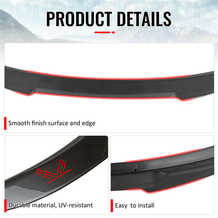 Fits 14-20 F33 F83 M4 Painted #B39 Mineralgrau Metallic Trunk Spoiler