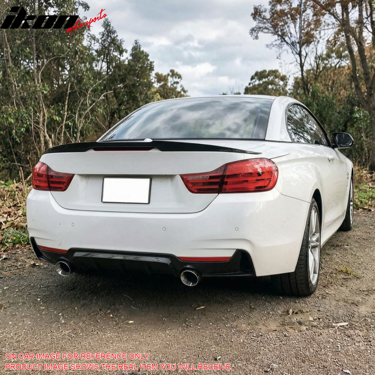 Fits 14-20 F33 F83 M4 Painted #B39 Mineralgrau Metallic Trunk Spoiler