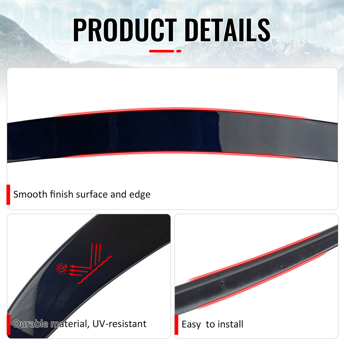 Fits 16-22 BMW G11 G12 7 Series Sedan AC Style Trunk Spoiler ABS Painted #416