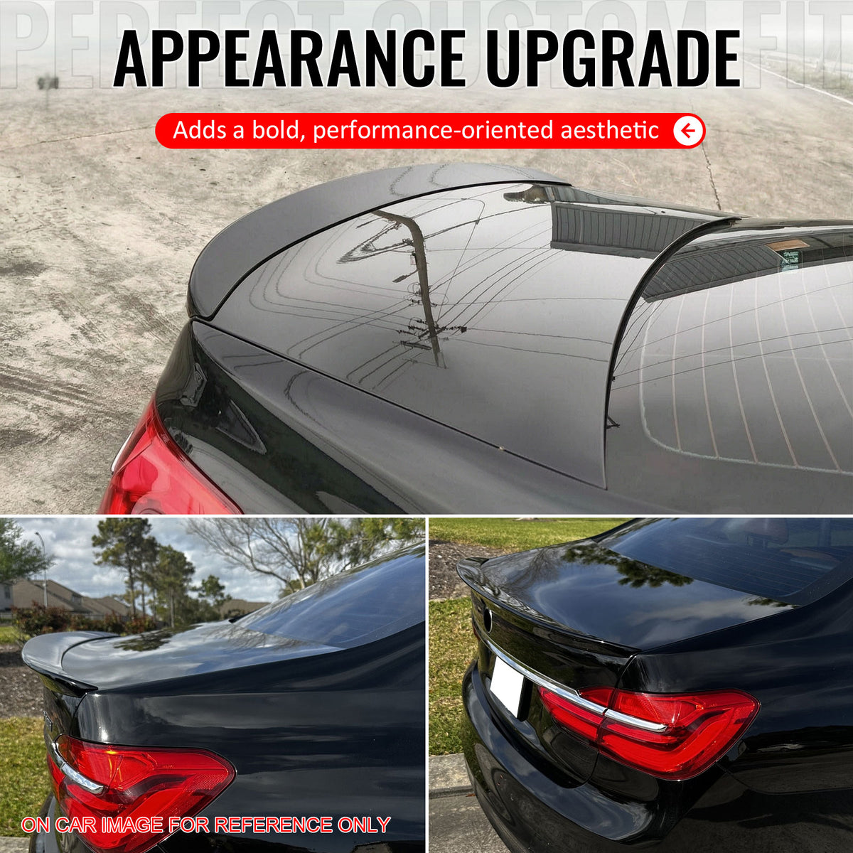 Fits 16-22 BMW G11 G12 7 Series Sedan AC Style Trunk Spoiler ABS Painted #416