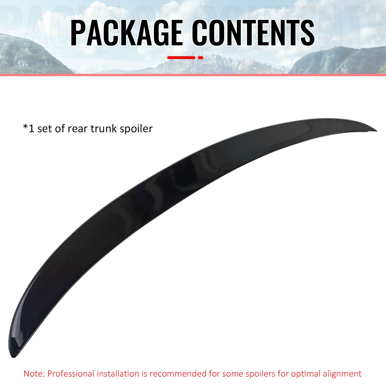 Fits 16-22 BMW G11 G12 7 Series Sedan AC Style Trunk Spoiler ABS Painted #416