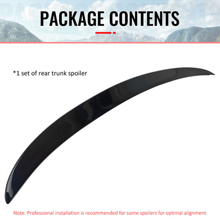 Fits 16-22 BMW G11 G12 7 Series Sedan AC Style Trunk Spoiler ABS Painted #416