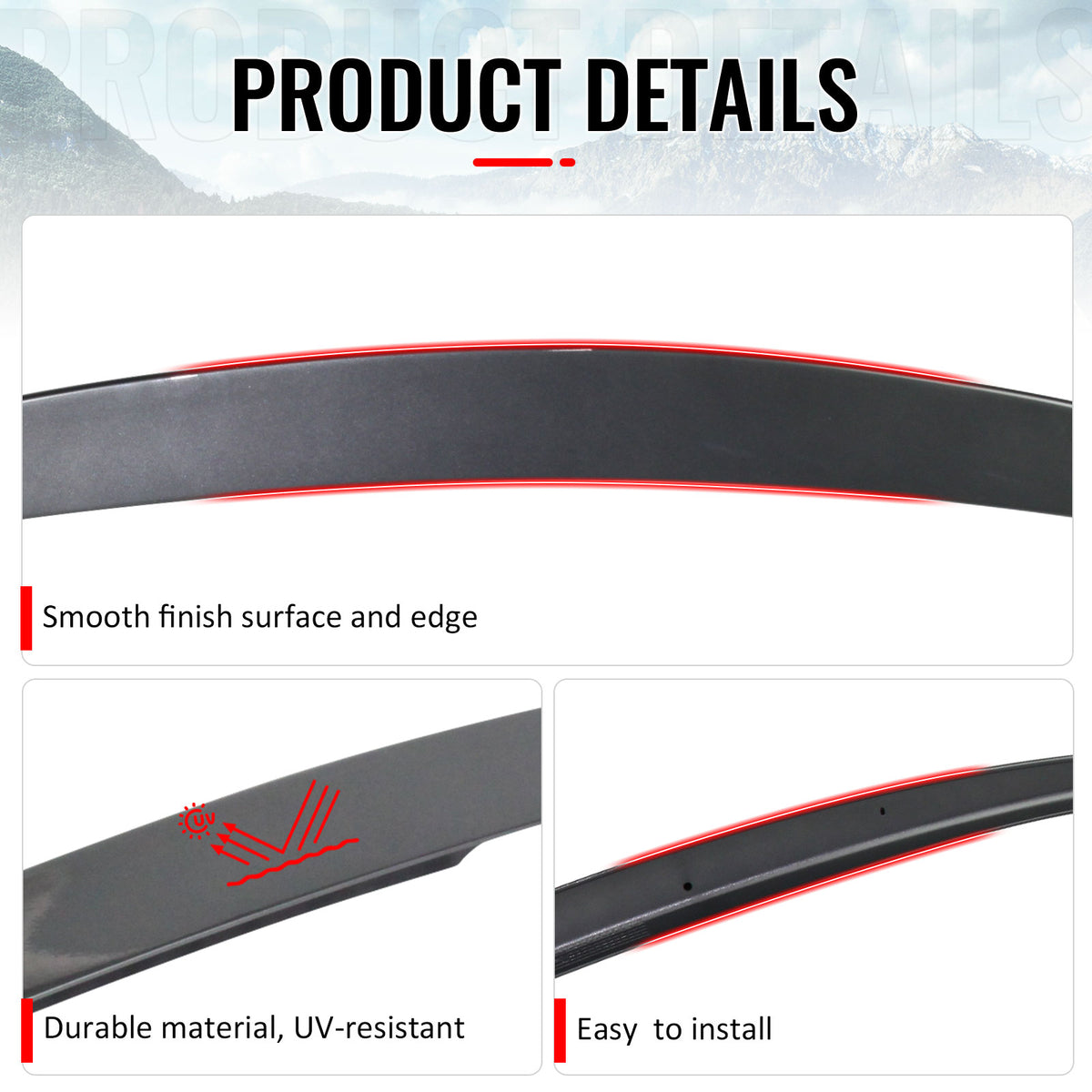 Fits 16-22 BMW G11 G12 7 Series Sedan AC Style Trunk Spoiler ABS Painted #C26