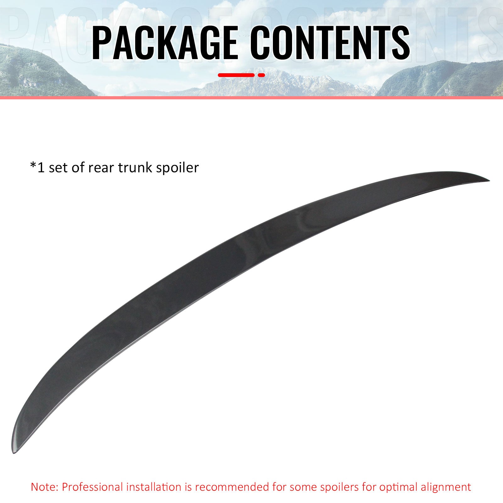 Fits 16-22 BMW G11 G12 7 Series Sedan AC Style Trunk Spoiler ABS Painted #C26