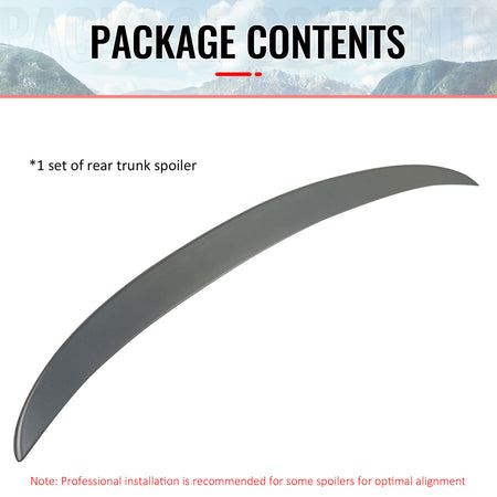 Fits 16-22 BMW G11 G12 7 Series Sedan AC Style Trunk Spoiler ABS Painted #U83
