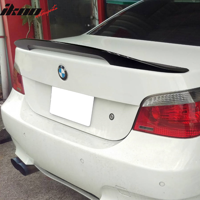 IKON MOTORSPORTS, Trunk Spoiler Compatible With 2004-2010 BMW E60