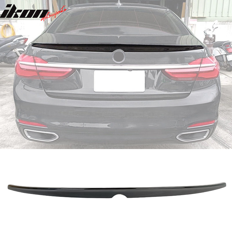 2016-2022 BMW G11 G12 7 Series AC Trunk Spoiler Lip Painted #668 Black