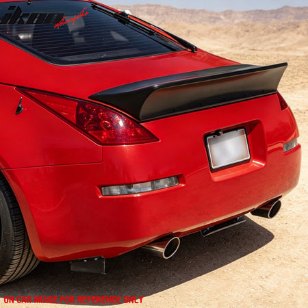 For 03-09 Nissan 350Z Fairlady V Style Ducktail Trunk Spoiler Carbon Fiber Print