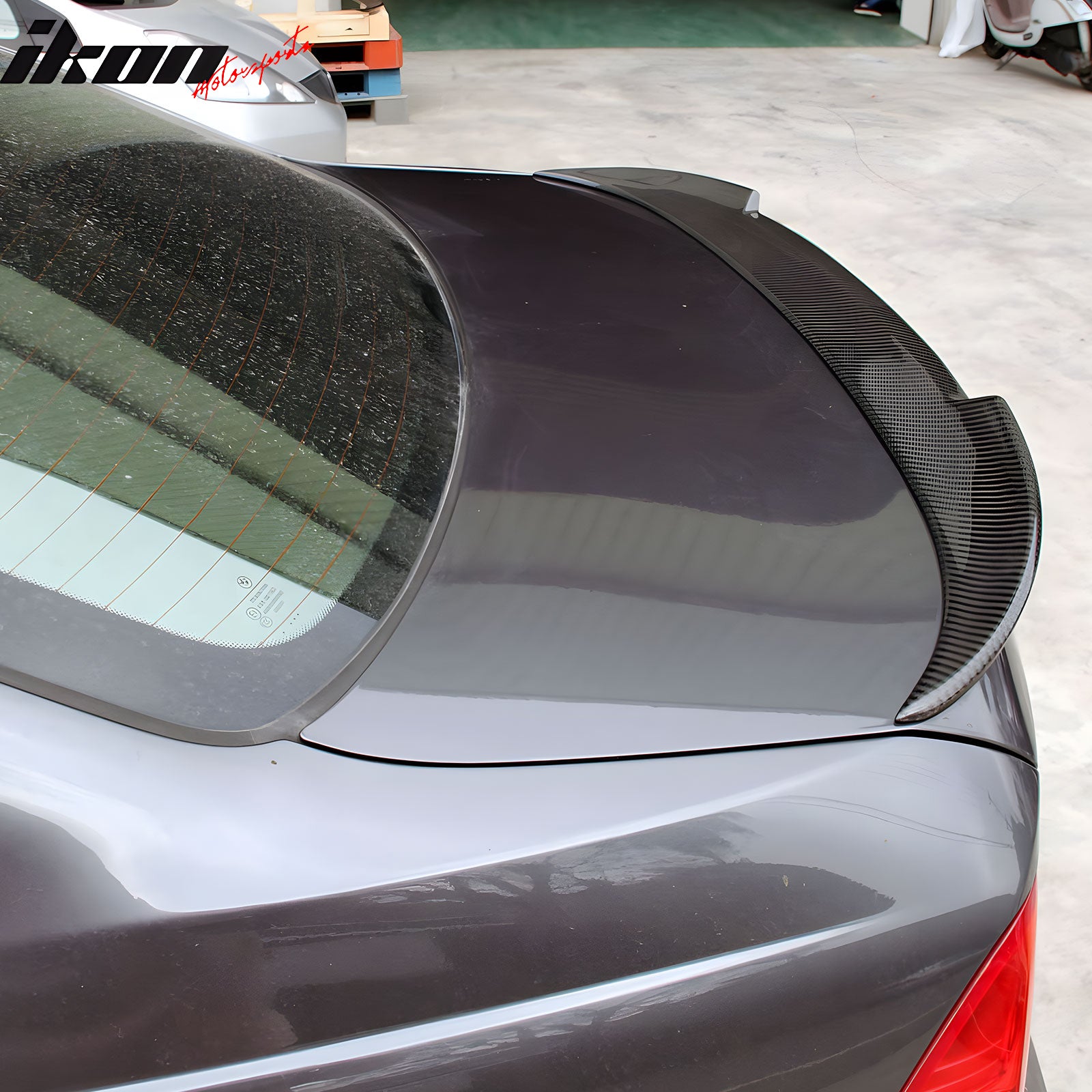 Fits 06-11 BMW E90 3-Series 4D V Style Real Carbon Fiber Rear Trunk Spoiler Wing