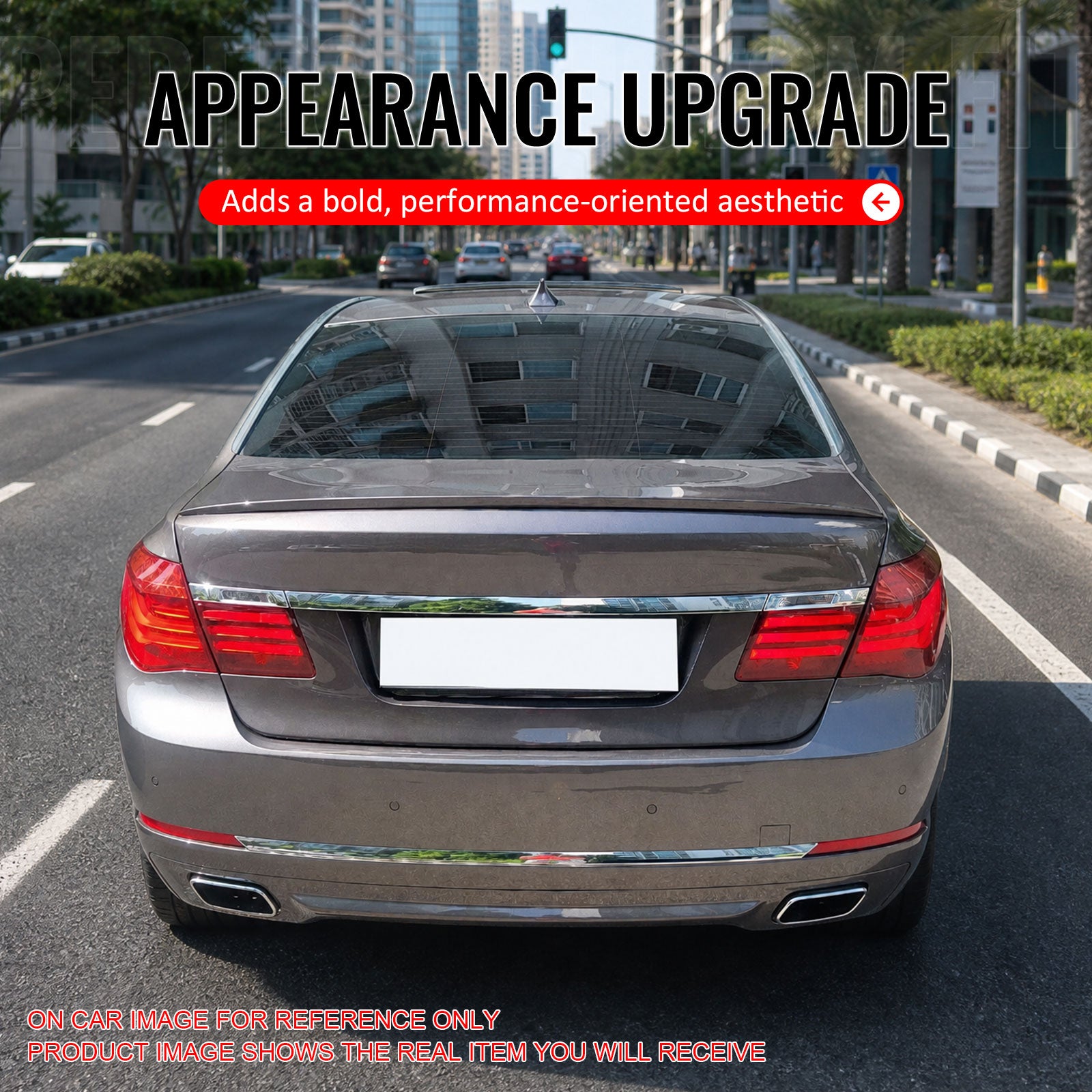 Fits 09-15 F01 F02 M3 Painted #A52 Space Gray Metallic Trunk Spoiler