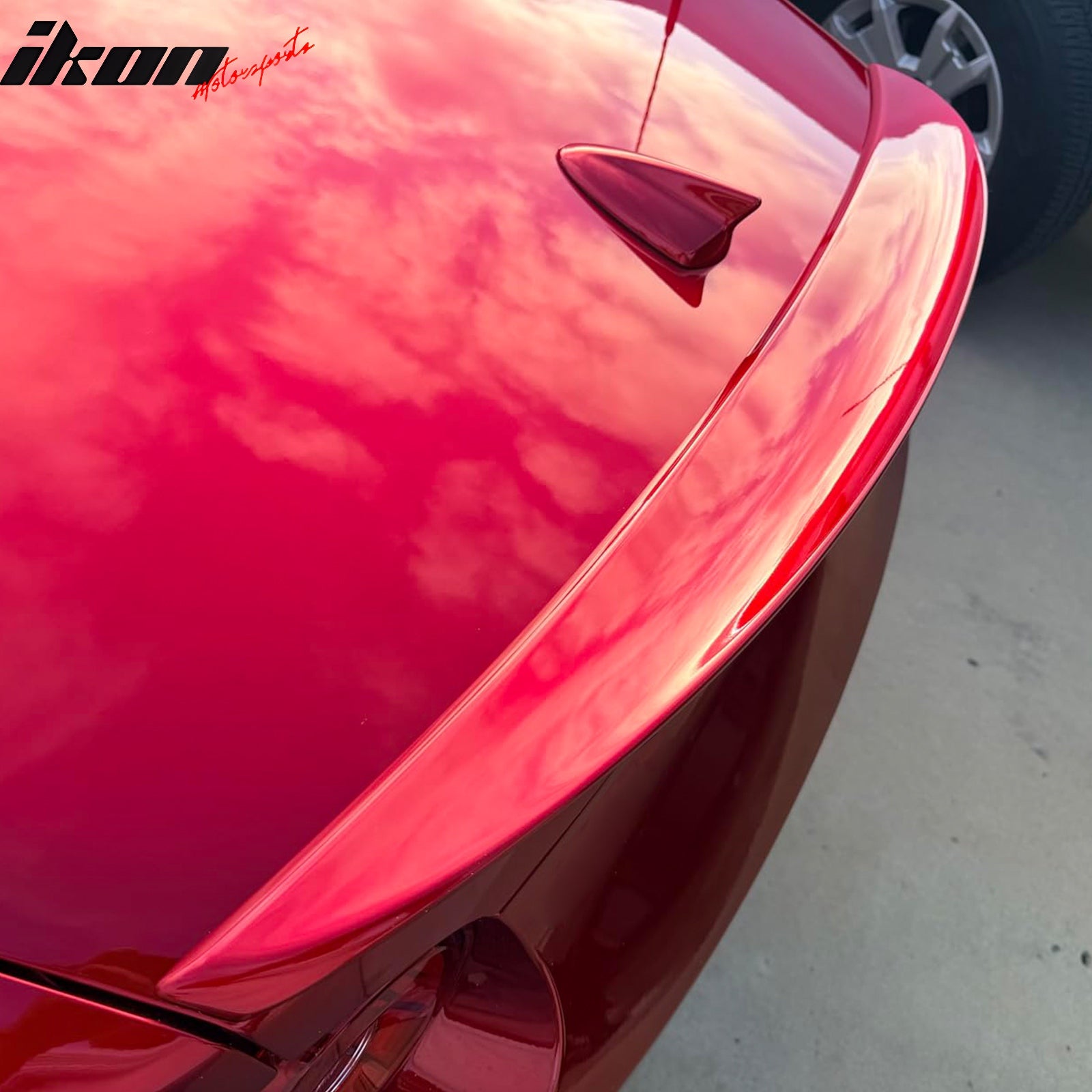 Fits 16-26 Mazda MX5 MX-5 Miata Performance Style Trunk Spoiler Painted #41V Red