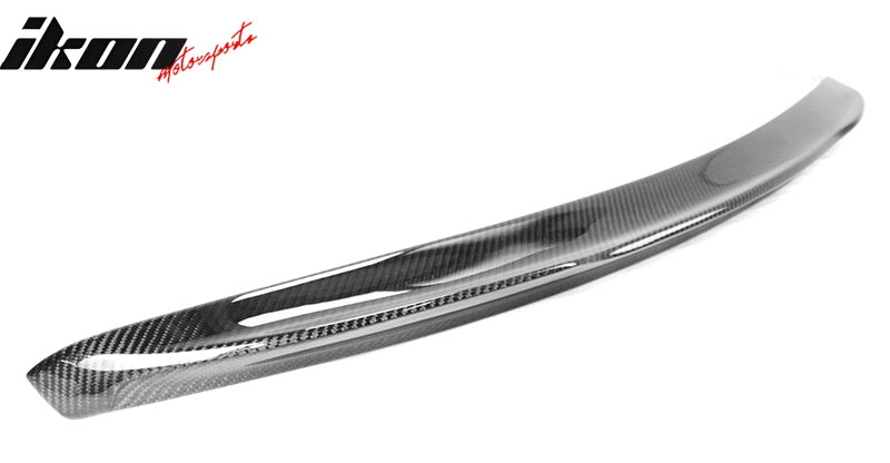 Fits 07-13 Benz W221 S-Class Trunk Spoiler V Style Carbon Fiber Rear Boot Wing