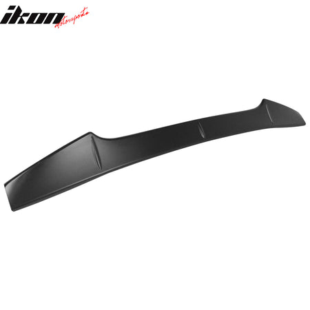 IKON MOTORSPORTS Trunk Spoiler Gurney Flap Compatible With 2015-2021 Subaru WRX STI Sedan, V2 Style Painted #K3X Lapis Blue Pearl ABS Rear Wing