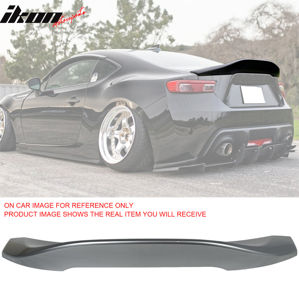 2013-2016 Scion FR-S & 2013-2020 Subaru BRZ & 2017-2020 Toyota 86 Duckbill Rear Trunk Deck Spoiler Wing L Style ABS Painted #G1U Ice Silver Metallic