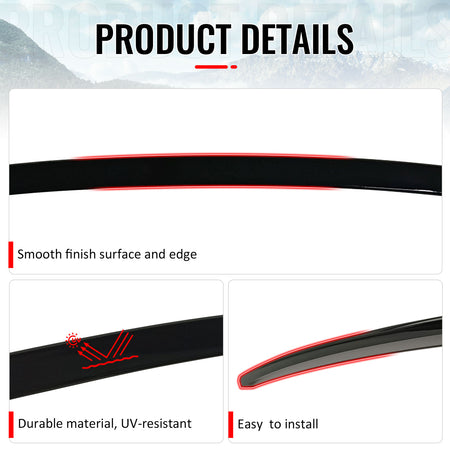 Fits 19-26 BMW G20 3 Series OE Style Painted 668 Black Rear Trunk Spoiler Wing