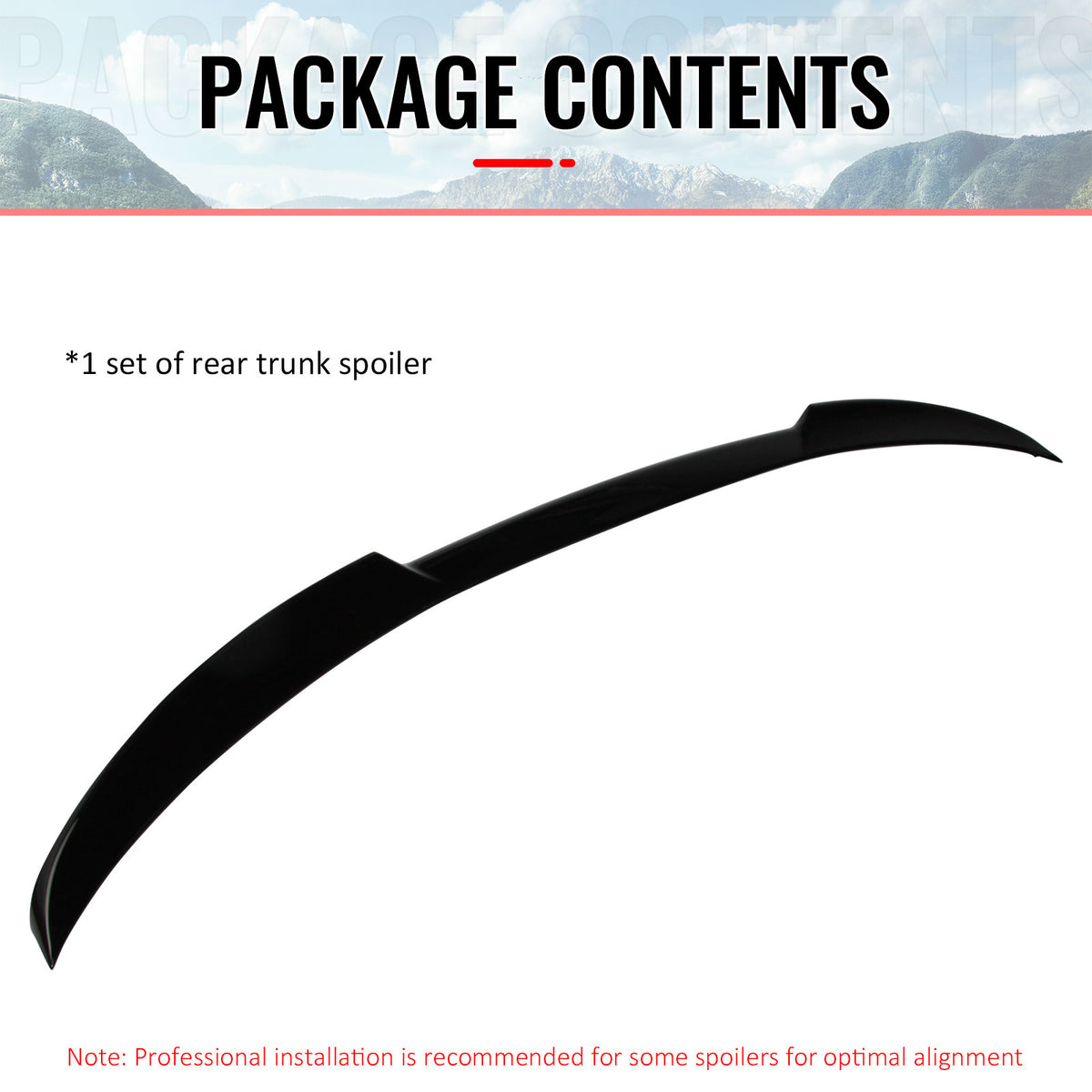 Fits 19-26 G20 Sedan 4-Door Painted #668 Jet Black Trunk Spoiler
