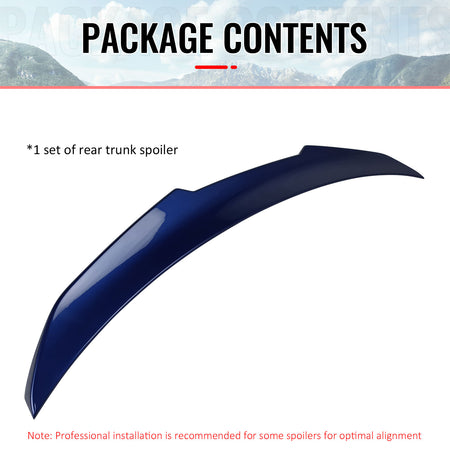 Fits 19-26 G20 Sedan PSM Style Painted #C31 Portimao Blue Metallic Trunk Spoiler