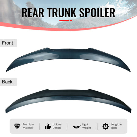 Fits 19-26 G20 PSM Style Painted #C35 Blue Ridge Mountain Metallic Trunk Spoiler