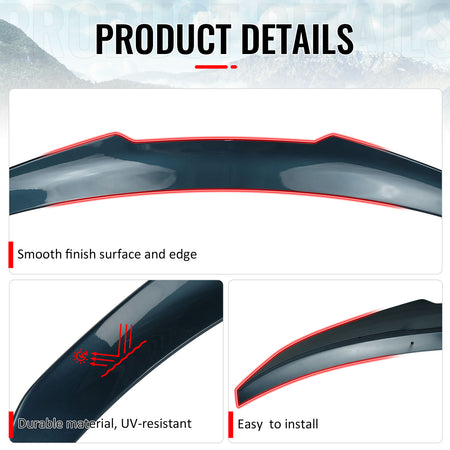 Fits 19-26 G20 PSM Style Painted #C35 Blue Ridge Mountain Metallic Trunk Spoiler