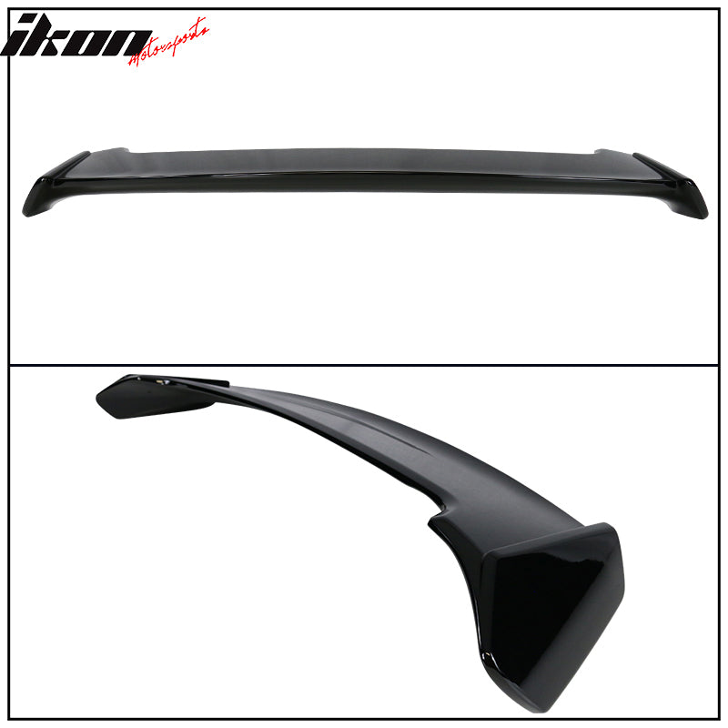 Fits 19-24 Corolla Hatchback Painted #218 Attitude Black Metallic Roof Spoiler