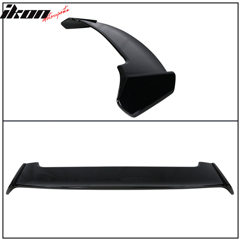 Fits 19-24 Toyota Corolla Hatchback Painted #218 Black Roof Spoiler B Style Wing