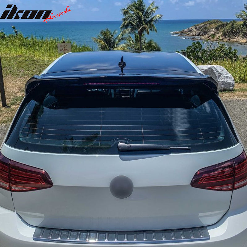 IKON MOTORSPRTS, Roof Spoiler Compatible With 2015-2019 Volkswagen Golf ...