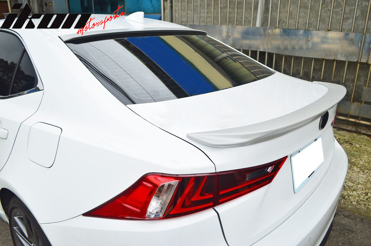 For 14-20 Lexus IS250 IS300 IS350 IS200t Trunk Spoiler F Style Carbon Fiber Wing