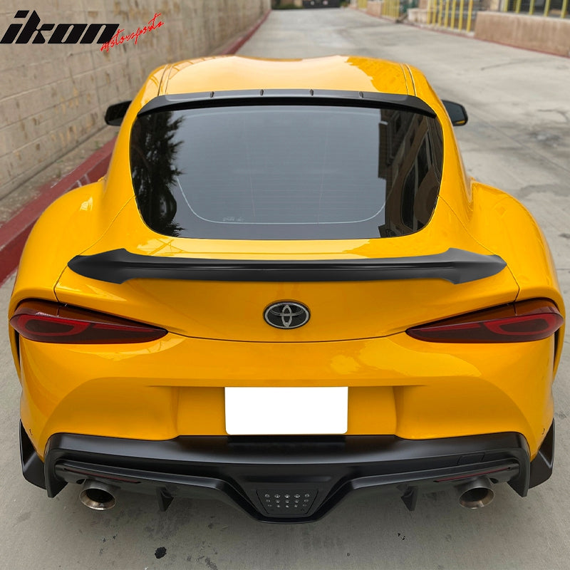 IKON MOTORSPORTS, Trunk Spoiler Compatible With 2020-2023 Toyota GR ...