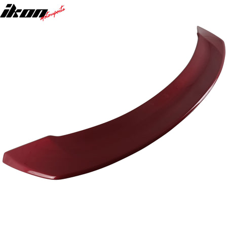 Fits 17-23 Tesla Model 3 S Style Rear Trunk Spoiler Lip Painted #PMMR Sunset Red