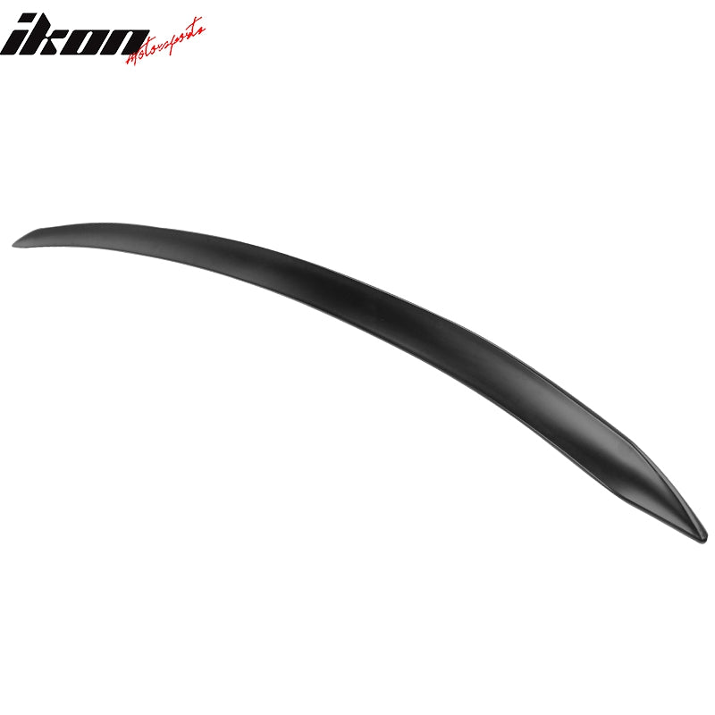 IKON MOTORSPORTS, Trunk Spoiler Compatible With 2021-2023 BMW G22 4 Series G82 M4 Coupe, ABS Factory Style Rear Spoiler Wing