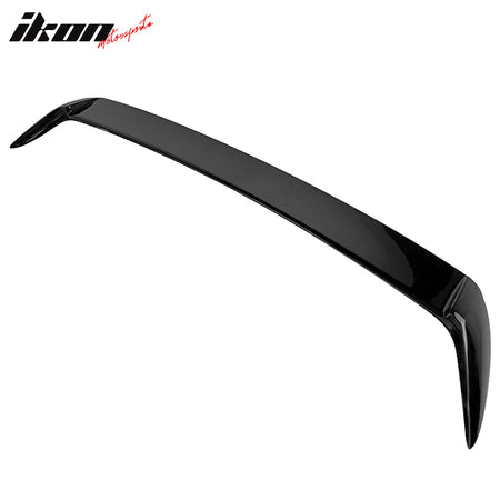 For 08-14 Subaru Impreza WRX STI Top Roof Spoiler Add-On Gurney Flap Gloss Black