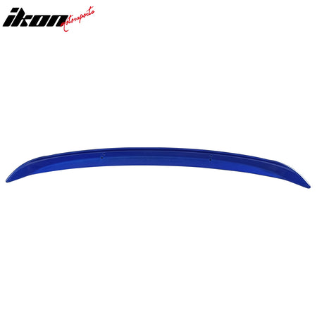 Fits 22-25 Subaru WRX V Style Rear Trunk Spoiler ABS Painted #K7X Wr Blue Pearl