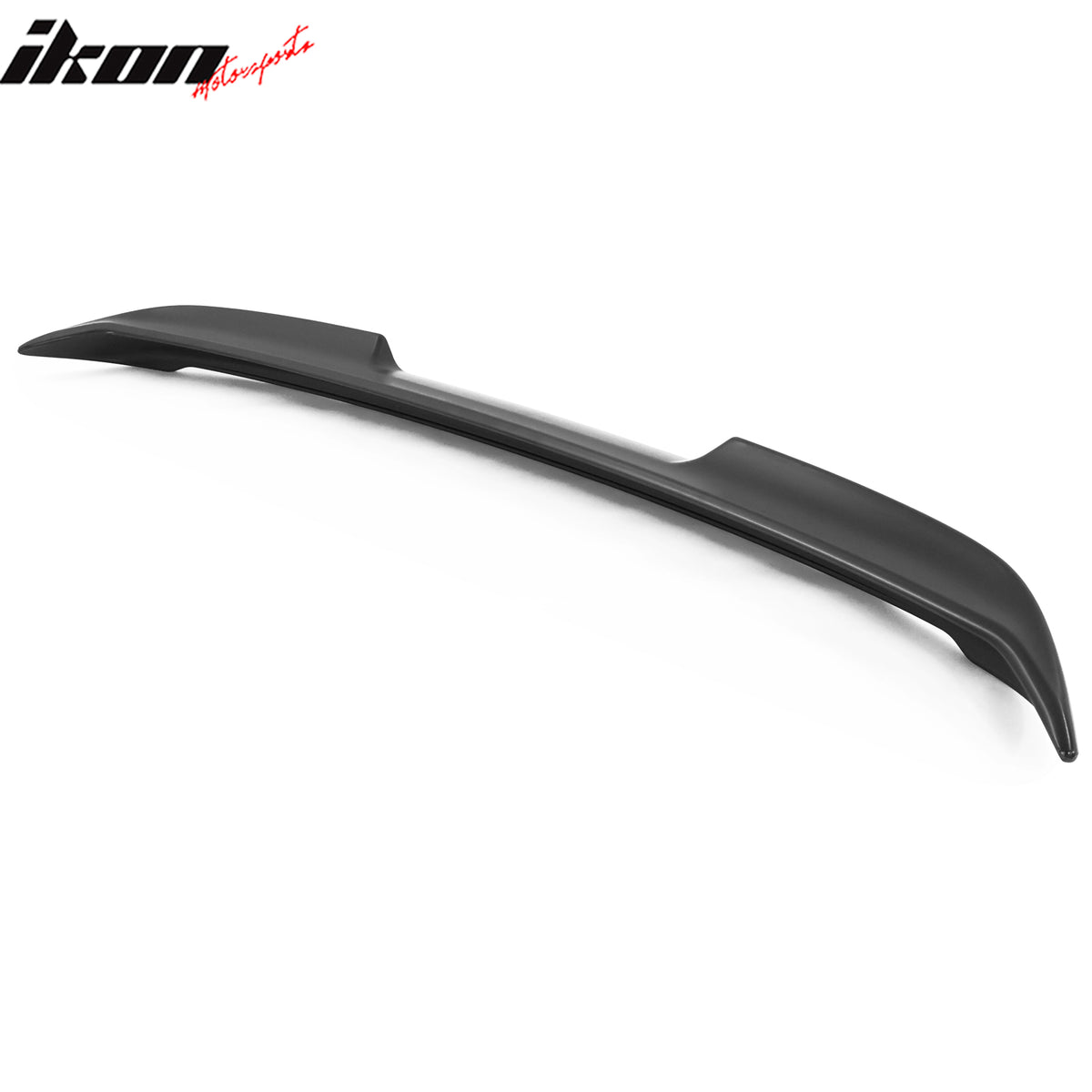 IKON MOTORSPRTS, Trunk Spoiler Compatible With 2022-2025 Subaru WRX 5th, Unpainted Black ABS Plastic Rear Wing Deck Lid Lip Tail Trim, 2023