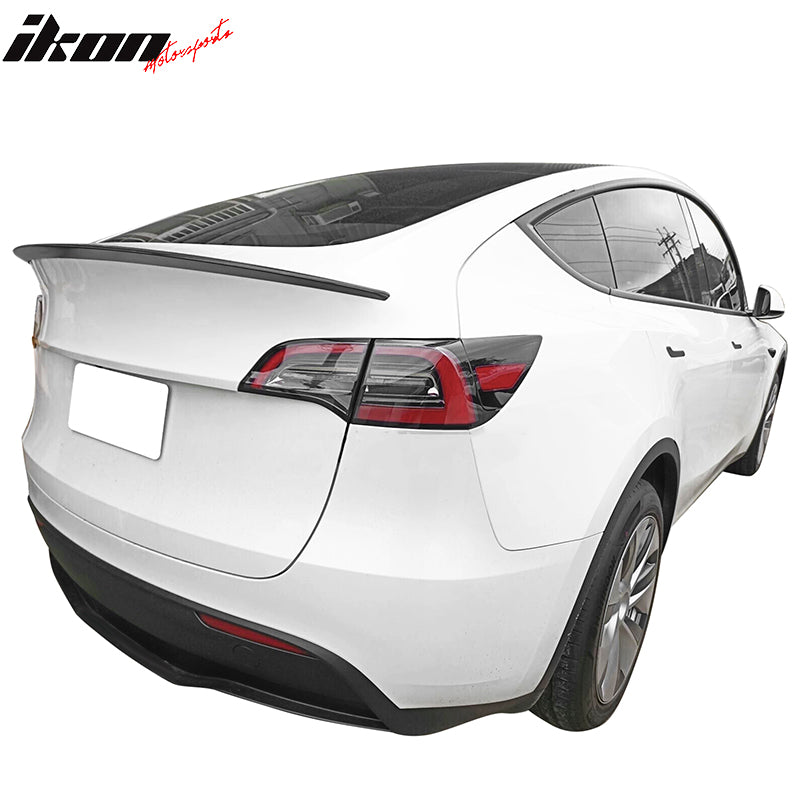 Fits 20-24 Tesla Model Y OE Style Trunk Spoiler ABS #PPSB Ocean Blue Metallic