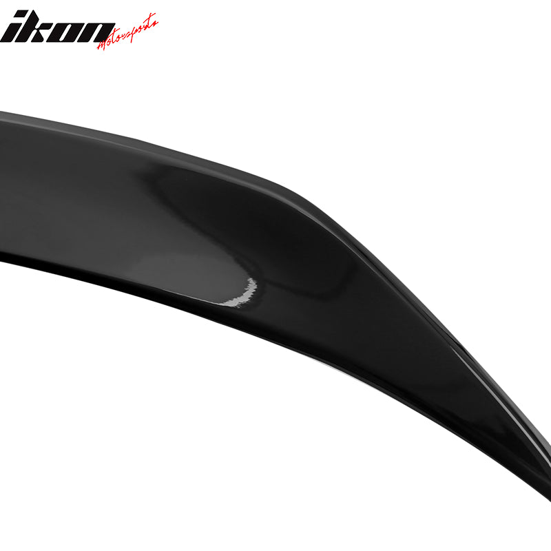 Fits 20-24 Tesla Model Y Rear Trunk Spoiler A Style Tail Lip Wing #PBSB Black