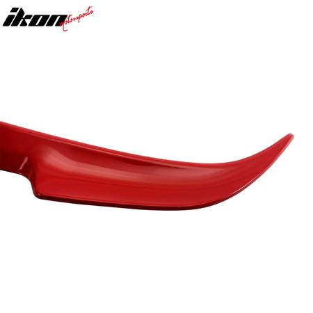 Fits 22-26 Subaru WRX 5th V2 Style Rear Trunk Spoiler Painted #DCK Ignition Red