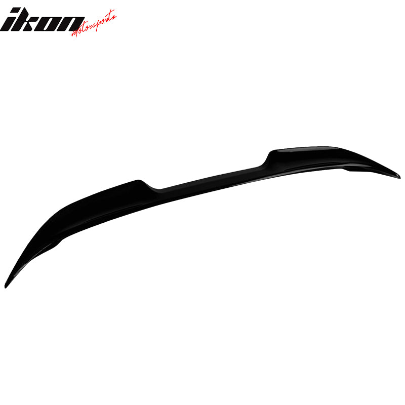 Fits 22-24 Subaru WRX V2 Style Trunk Spoiler Painted #D4S Crystal Black Silica