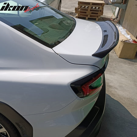 Fits 22-26 Subaru WRX VB 5th D Style Rear Trunk Spoiler Wing Lip Carbon Fiber CF