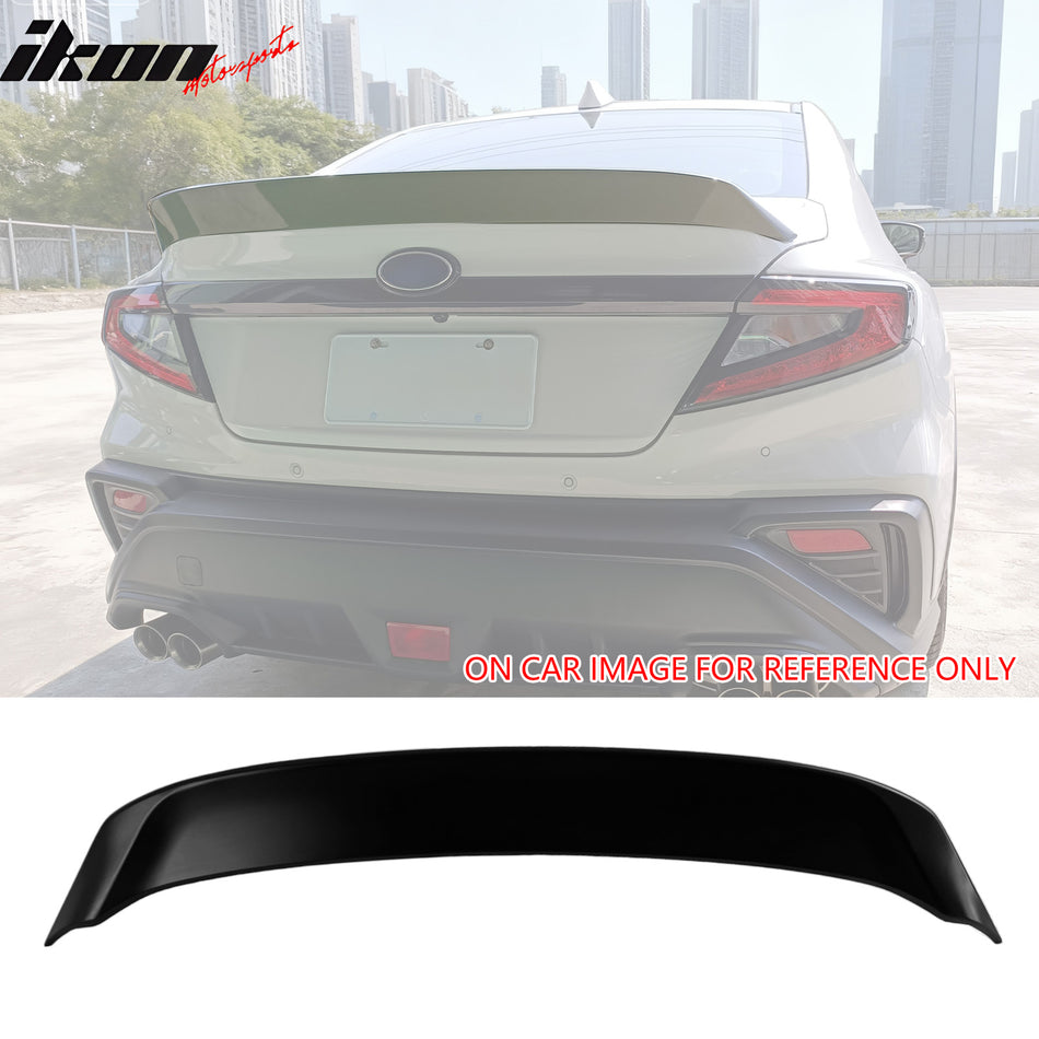 2022-2025 Subaru WRX VB 5th DTO Style Primer Black Trunk Spoiler ABS