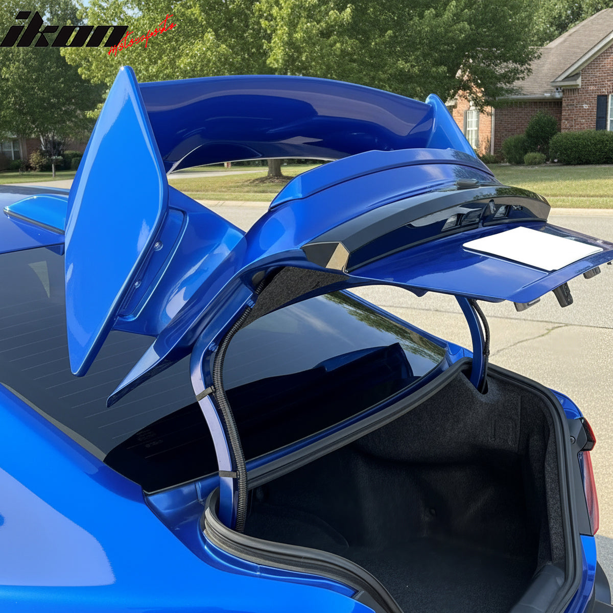Fits 22-25 Subaru WRX 5th VB STI Style Rear Trunk Spoiler Painted #K7X Blue 5PCS