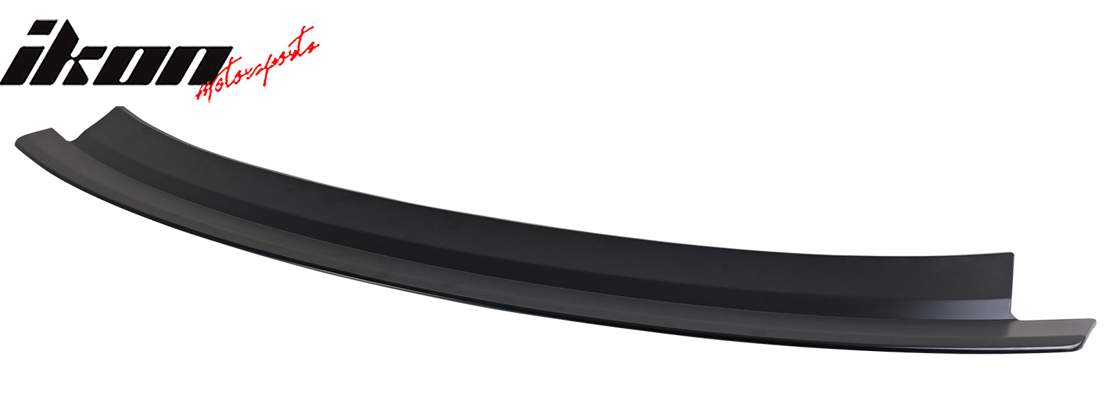 IKON MOTORSPORTS, Trunk Spoiler Compatible with 2024-2026 Ford Mustang S650 7th Gen, R Style Primer Black ABS Plastic Rear Trunk Lid Spoiler Wing Lip