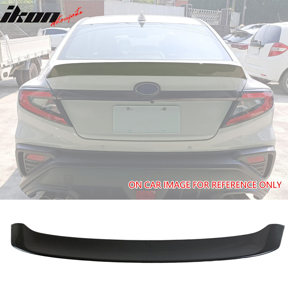 2022-2025 Subaru WRX VB 5th DTO Style Gloss Black Trunk Spoiler ABS