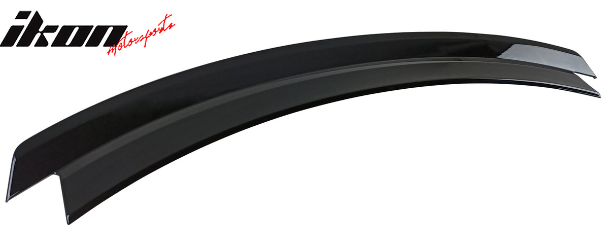 Fits 24-26 Ford Mustang S650 7th Gen R Style Rear Trunk Spoiler ABS Gloss Black