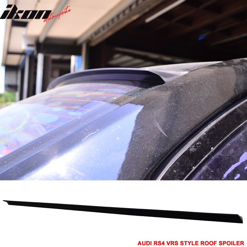 2007-2008 Audi RS4 8E B7 VRS Style Unpainted Black Roof Spoiler PUF