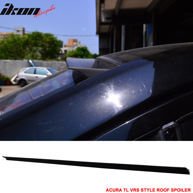 2004-2008 Acura TL 3TH 4Dr VRS Style Unpainted Black Roof Spoiler PUF