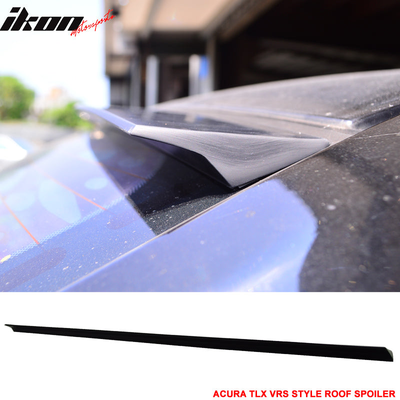 2015-2018 Acura TLX 4Dr VRS Style Unpainted Black Roof Spoiler PUF